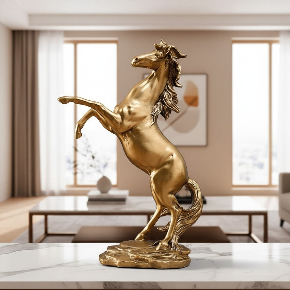 Golden Horse of Success 29cm