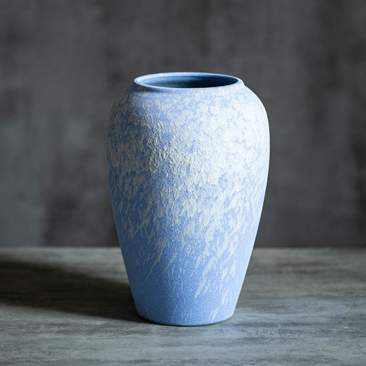 Frosted Sky Vase 27 cm