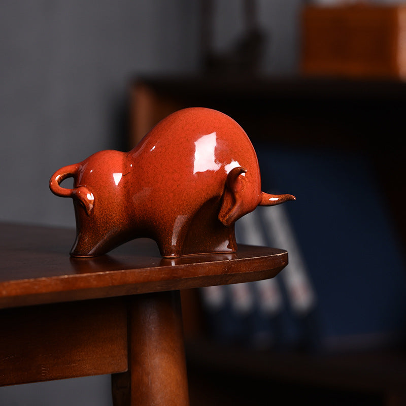 Two Pair Bull of Prosperity & Abundance 15 cm, 20 cm