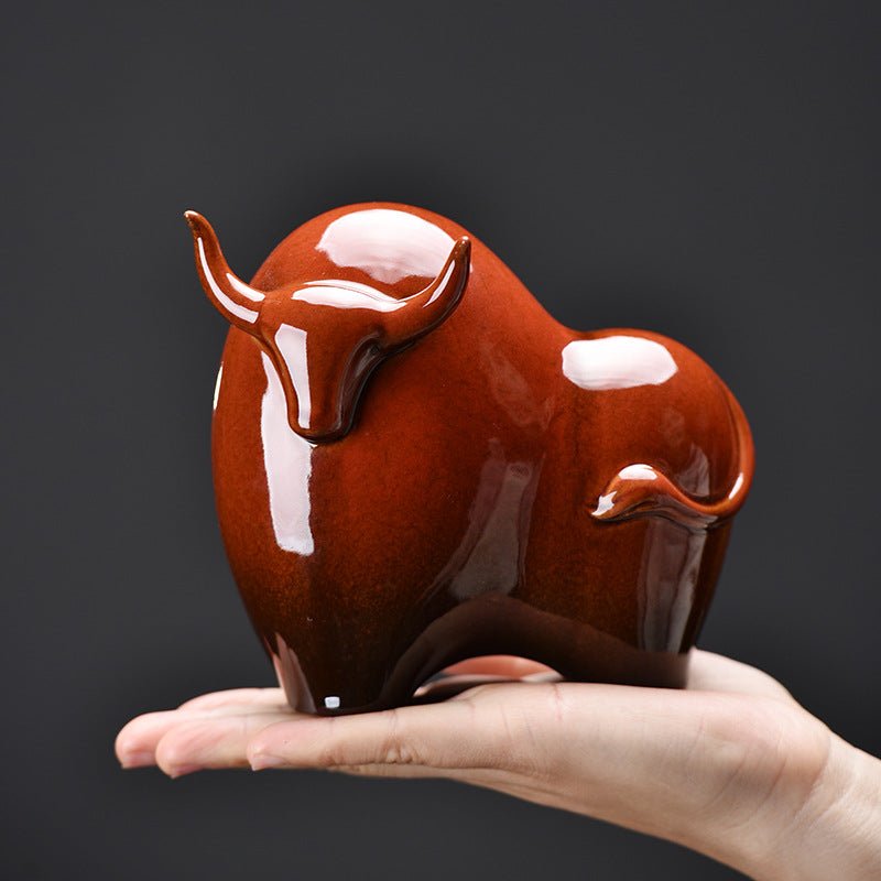 Two Pair Bull of Prosperity & Abundance 15 cm, 20 cm