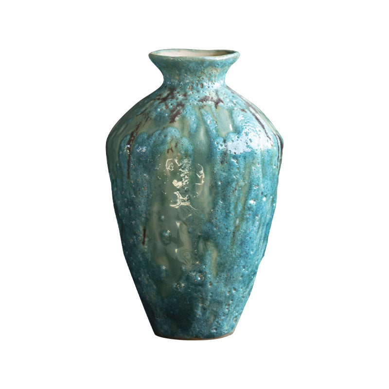 Emerald Tide Artisan Vase 21cm
