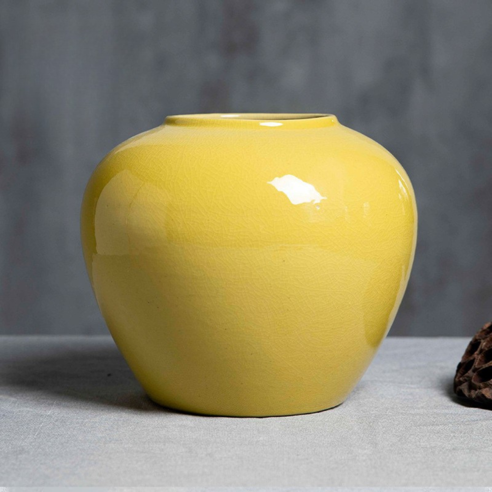 Golden Dawn Artisan Vase 18cm