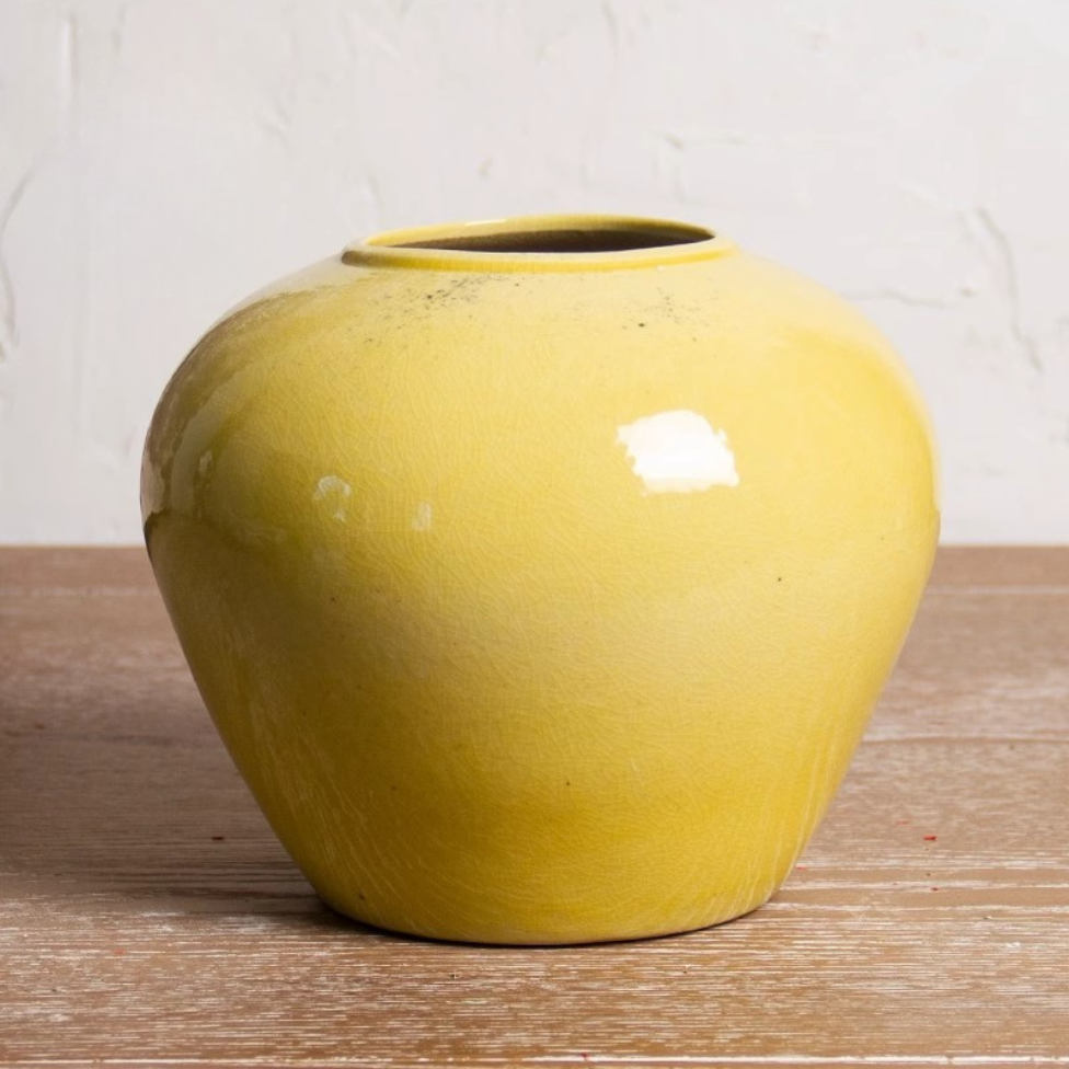 Golden Dawn Artisan Vase 18cm
