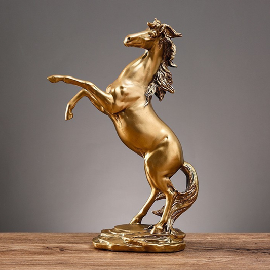 Golden Horse of Success 29cm