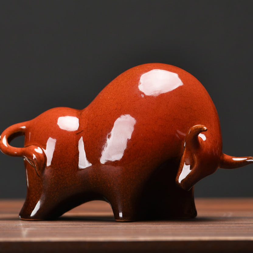Two Pair Bull of Prosperity & Abundance 15 cm, 20 cm