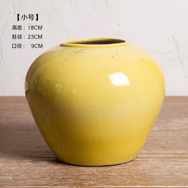 Golden Dawn Artisan Vase 18cm